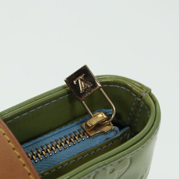Louis Vuitton Green Monogram Vernis Houston Hand Bag - Picture 12 of 16